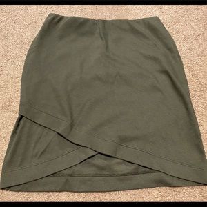 Small Olive green mini skirt